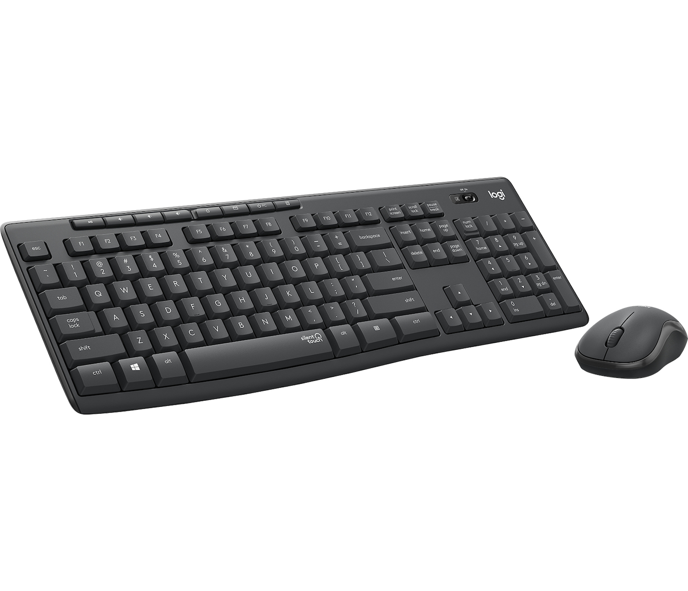 Logitech MK295 Silent Ασύρματο - Σετ με Ποντίκι Αγγλικό US
