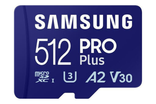 Samsung Pro Plus (2023) microSDXC 512GB Class 10 U3 V30 A2 UHS-I