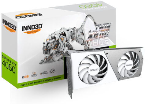 Inno 3D GeForce RTX 4060 8GB Twin X2 OC White
