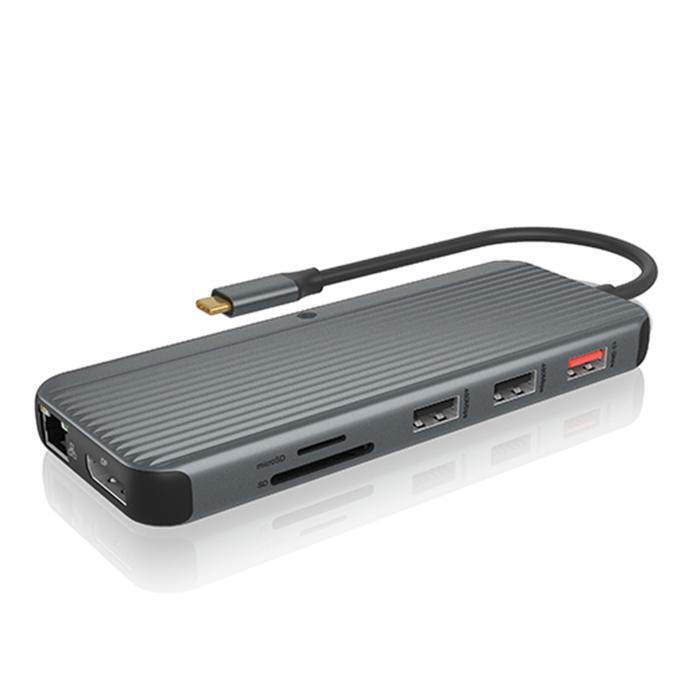 Icy Box USB-C Docking Station με HDMI/DisplayPort 4K PD Ethernet (IB-DK4060-CPD)