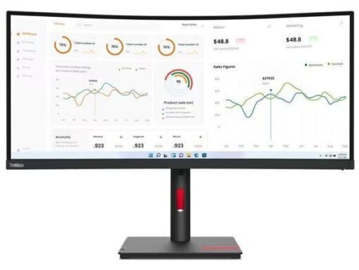 Lenovo ThinkVision T34w-30 34" Ultrawide VA Curved 3440x1400