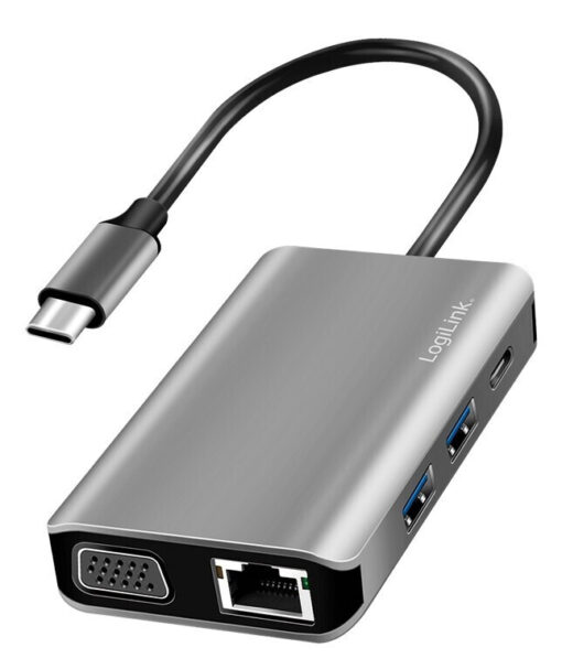 LogiLink USB-C Docking Station με HDMI 4K PD Ethernet (UA0410)