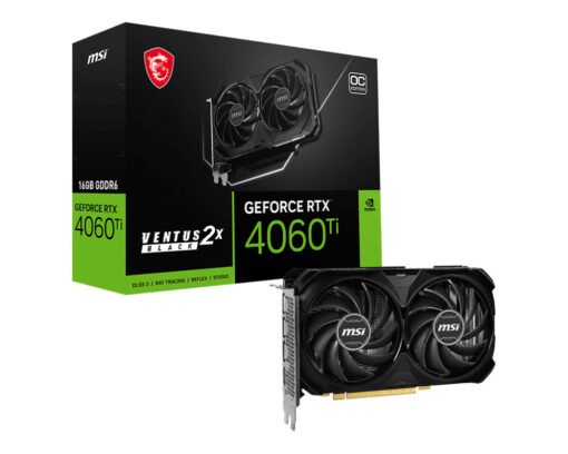 MSI GeForce RTX 4060 Ti 16GB Ventus 2X Black OC