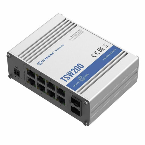 Teltonika TSW200 Unmanaged L2 PoE+