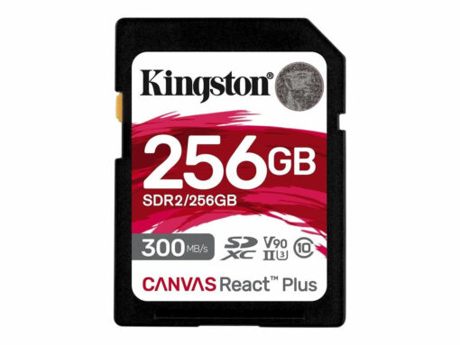 Kingston Canvas React Plus SDXC 256GB Class 10 U3 V90 UHS-II