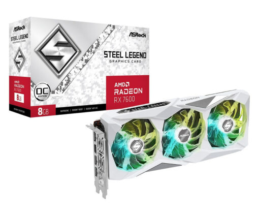 ASRock Radeon RX 7600 8GB Steel Legend OC