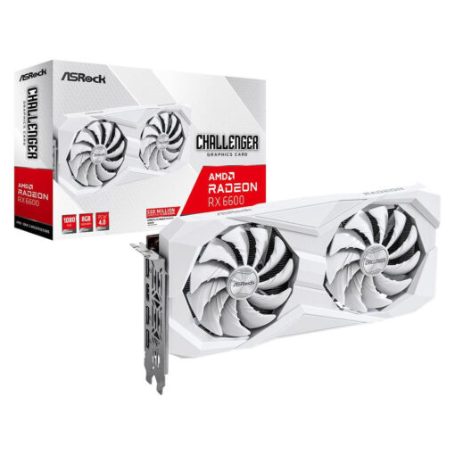 ASRock Radeon RX 6600 8GB Challenger White