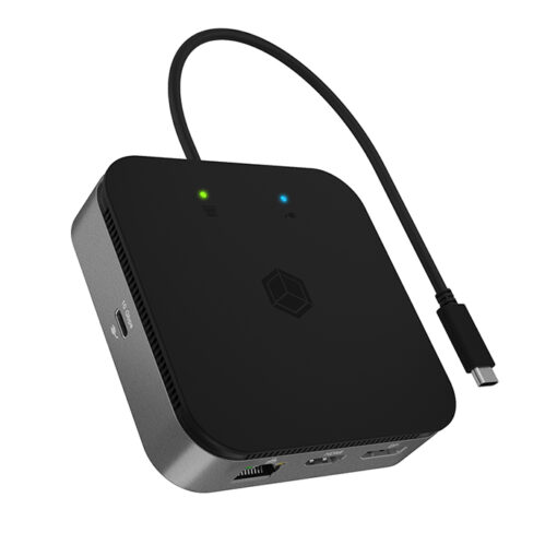 Icy Box USB-C Docking Station με HDMI/DisplayPort 4K PD Ethernet (IB-DK408-C41)
