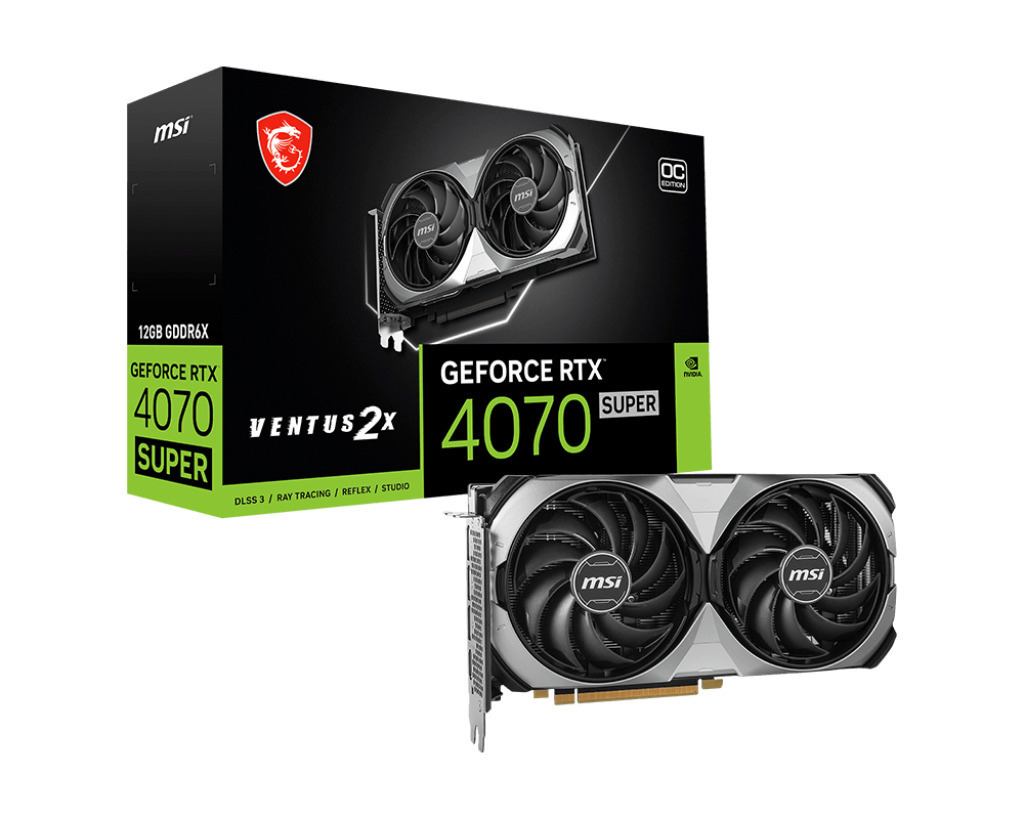 MSI GeForce RTX 4070 Super 12GB Ventus 2X OC
