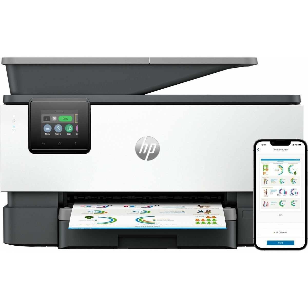 HP PRO 9120B Έγχρωμο Πολυμηχάνημα Inkjet