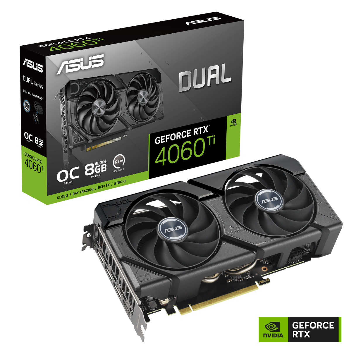 Asus GeForce RTX 4060 Ti 8GB Dual Evo OC