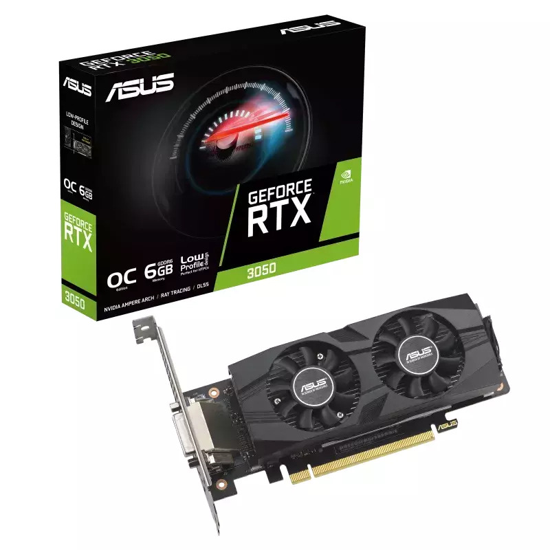 Asus GeForce RTX 3050 6GB LP BRK OC Edition