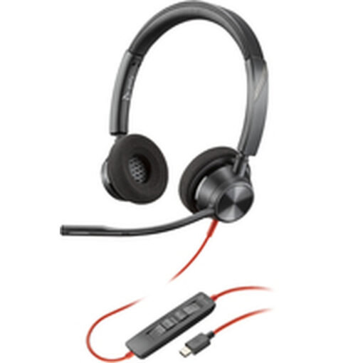 Poly Blackwire 3320 On Ear Multimedia Ακουστικά με μικρόφωνο και σύνδεση USB-C