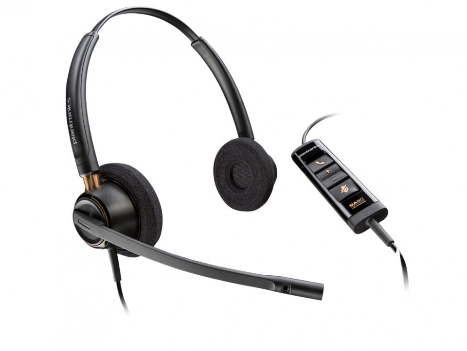 Poly EncorePro 525 On Ear Multimedia Ακουστικά με μικρόφωνο και σύνδεση USB-A / USB-C