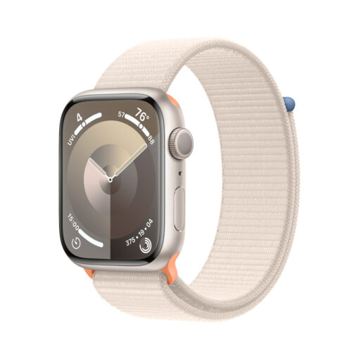 Apple Watch Series 9 45mm Starlight με Starlight Sport Loop