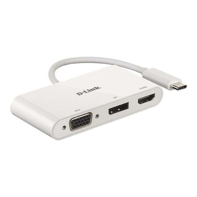 D-Link USB-C male σε DisplayPort / HDMI / VGA female 1τμχ
