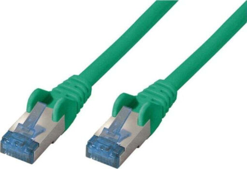 S/FTP Cat.6a Καλώδιο Δικτύου Ethernet 0.5m Πράσινο 1τμχ
