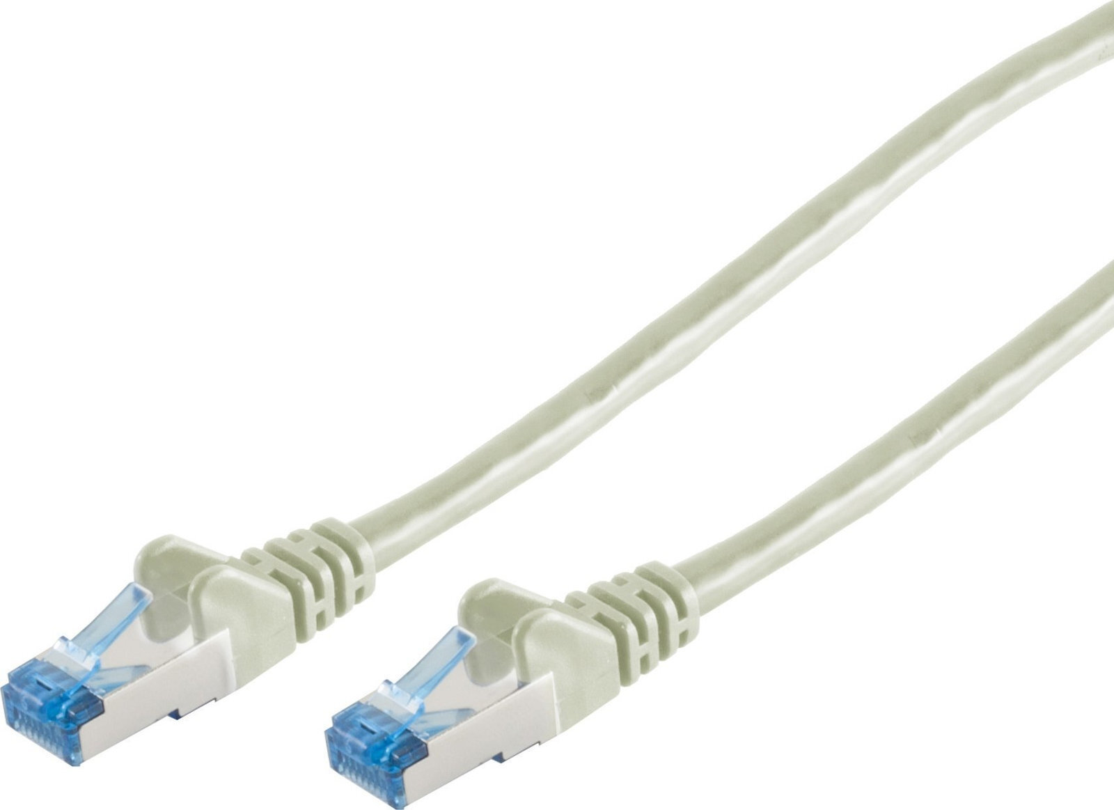 S/FTP Cat.6a Καλώδιο Δικτύου Ethernet 0.25m Λευκό 1τμχ