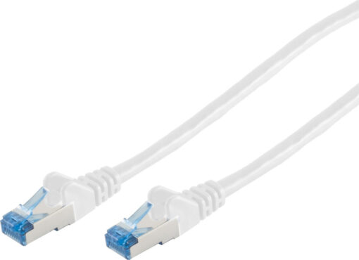 S/FTP Cat.6a Καλώδιο Δικτύου Ethernet 0.5m Λευκό 1τμχ