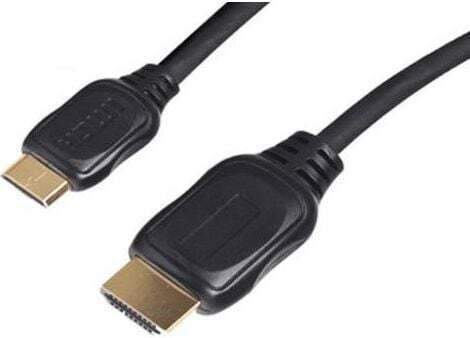 Mini HDMI male - HDMI male 2m Μαύρο (77472-2)
