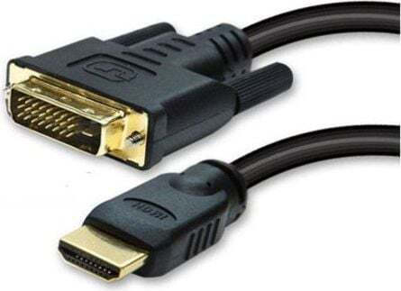 HDMI / DVI-D male σε HDMI / DVI-D female 1τμχ (77483)