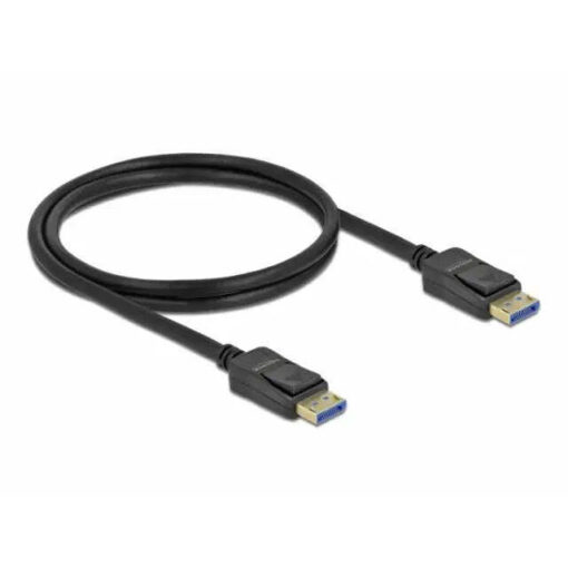 DeLock Cable DisplayPort male - DisplayPort male 1m Μαύρο