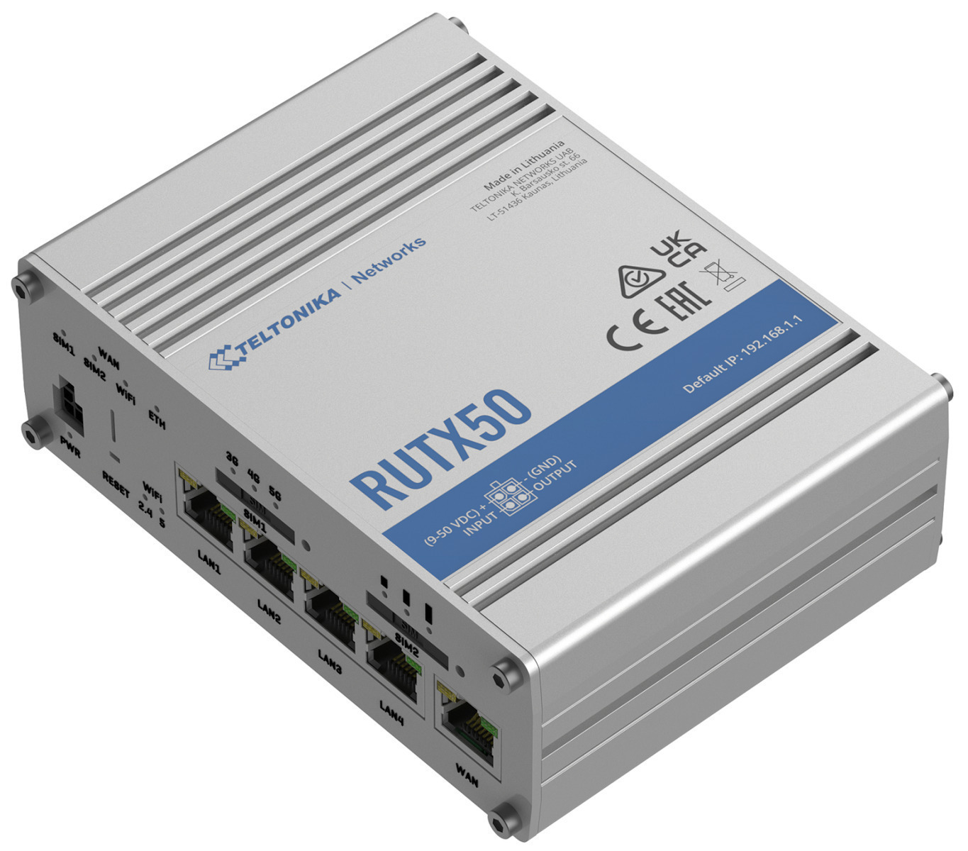 Teltonika RUTC50 v1 Ασύρματο 5G Mobile Router