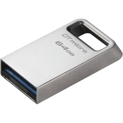Kingston DataTraveler Micro Gen2 64GB USB 3.2 Ασημί