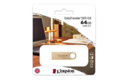 Kingston Datatraveler Se9 G3 64GB USB 3.2 Χρυσό - Image 3