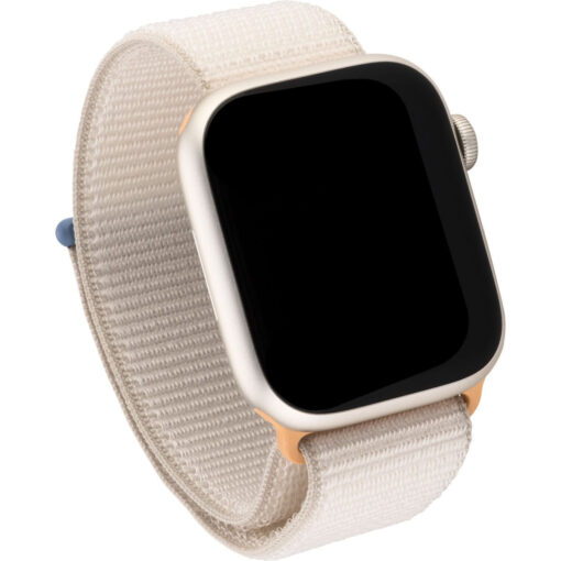 Apple Watch Series 9 Cellular 45mm Starlight με Starlight Sport Loop - Image 4