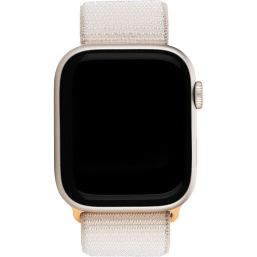 Apple Watch Series 9 Cellular 45mm Starlight με Starlight Sport Loop - Image 3