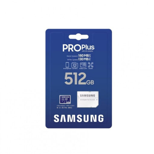 Samsung Pro Plus (2023) microSDXC 512GB U3 V30 A2 UHS-I