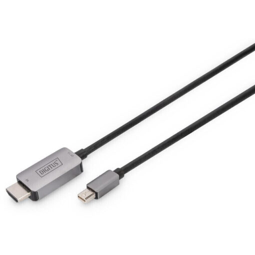 Captiva Cable mini DisplayPort male - HDMI male 1m Μαύρο (80296) - Image 2