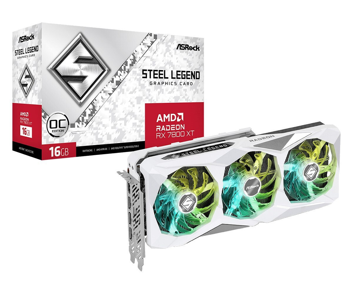 ASRock Radeon RX 7800 XT 16GB Steel Legend OC