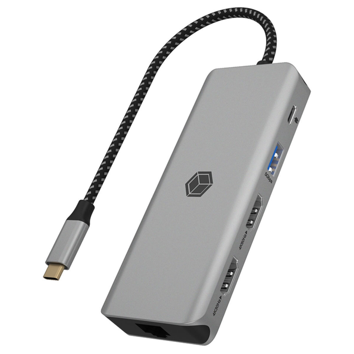 Icy Box IB-DK4012-CPD USB-C Docking Station με HDMI 4K PD Ethernet