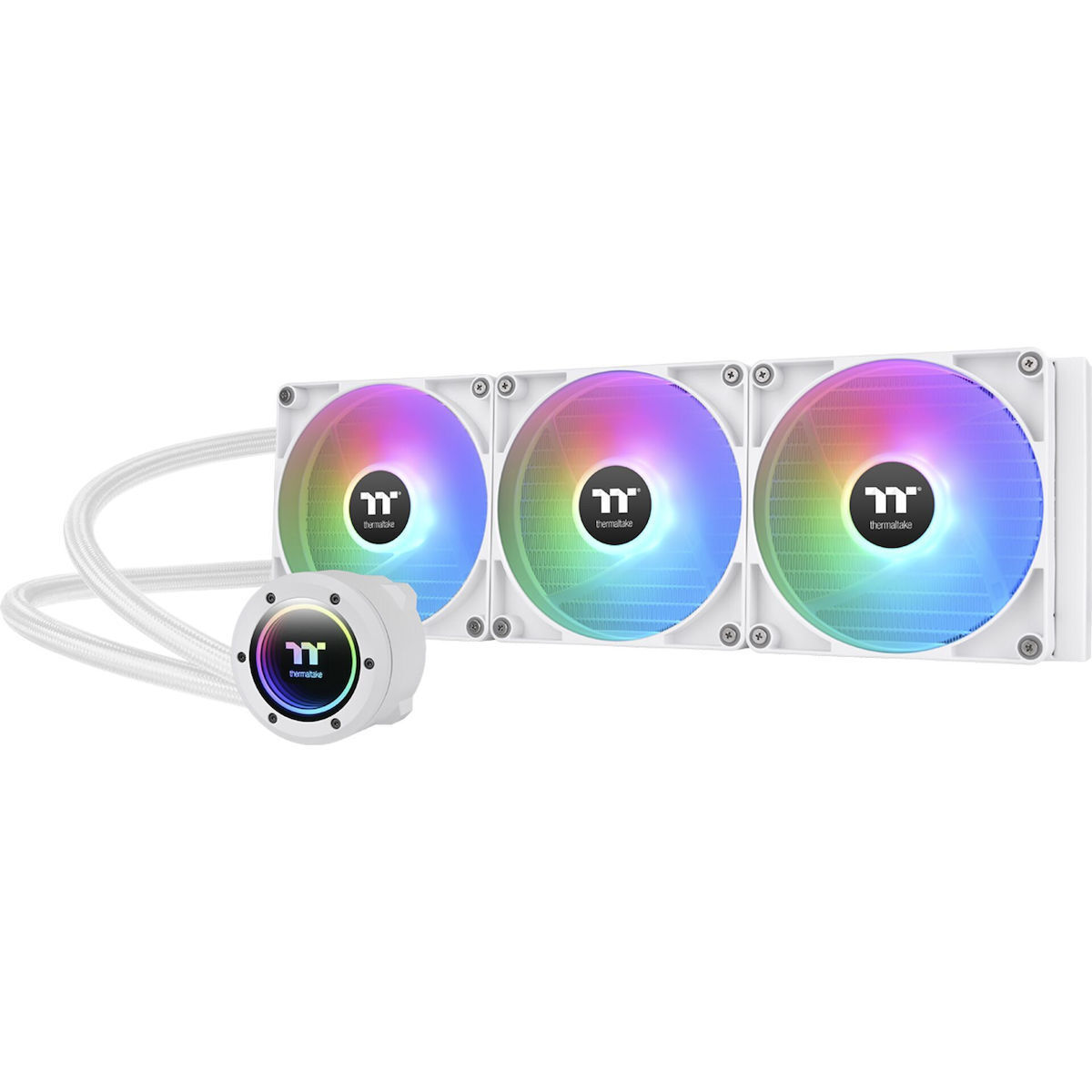Thermaltake TH420 V2 ARGB Sync (v2) Υδρόψυξη Επεξεργαστή Τριπλού Ανεμιστήρα 140mm για Socket AM4/AM5/1700/1200/115x Λευκή