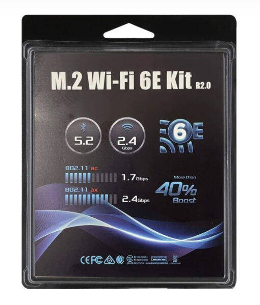 ASRock Deskmini Kit M.2 Ασύρματη Κάρτα Δικτύου Wi‑Fi 6E Μini PCI-e - Image 2