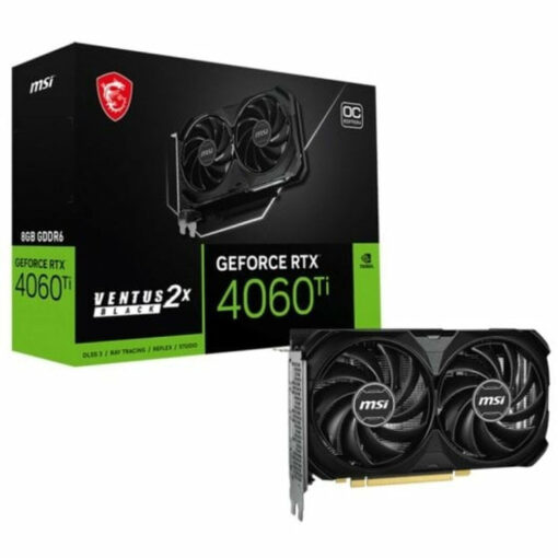 MSI GeForce RTX 4060 Ti 8GB VENTUS 2X BLACK E1 OC