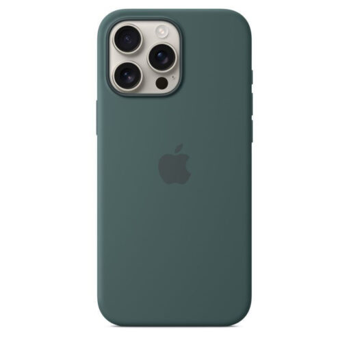 Apple Silicone Case with MagSafe Lake Green (iPhone 16 Pro)