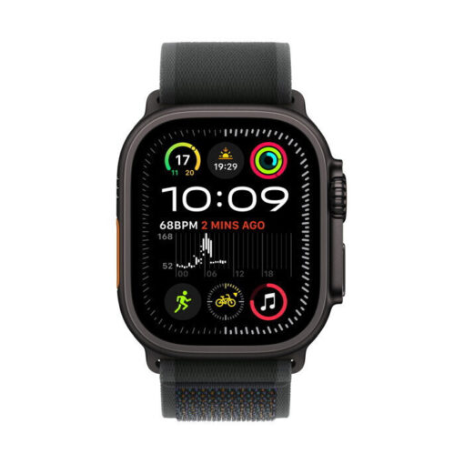 Apple Watch Ultra 2 2024 49mm Black Titanium Case with Black Trail Loop - M/L