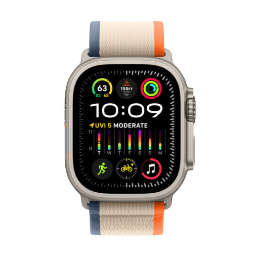 Apple Watch Ultra 2 49mm Orange/Beige Trail Loop - S/M