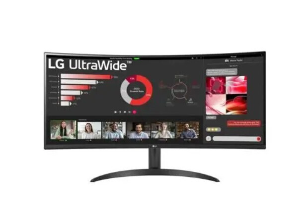 LG 34WR50QK-B 34" Ultrawide VA HDR Curved QHD 3440x1440