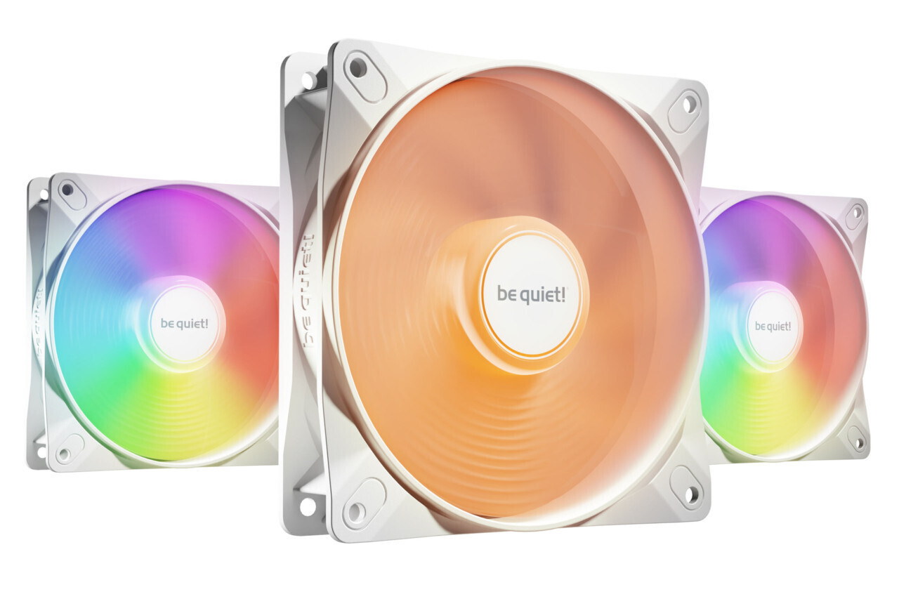 Be Quiet Light Wings LX HS Case Fan 120mm 3τμχ Λευκό