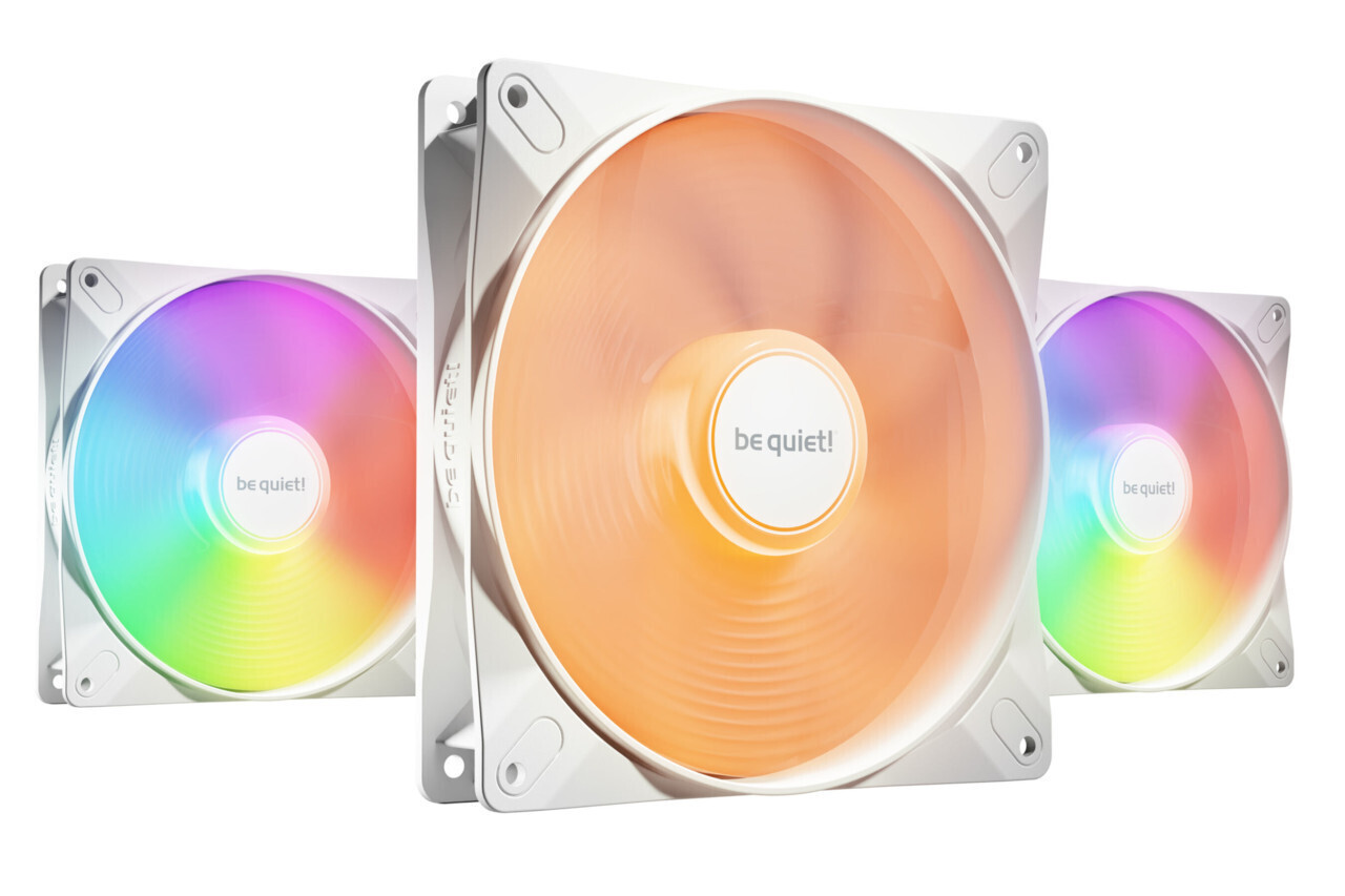 Be Quiet Light Wings LX HS Case Fan 140mm 3τμχ Λευκό