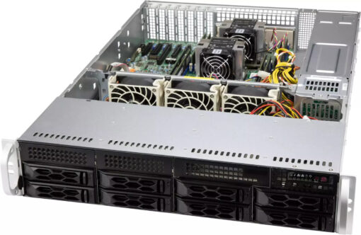 Supermicro 2u Chassis 8x 3 5" Hs Sas3/sata 2x650w 80plus Platinum