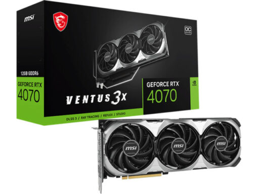 MSI GeForce RTX 4070 12GB Ventus 3X E1 12G OC