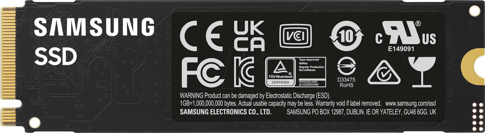 Samsung 990 EVO Plus SSD 4TB M.2 NVMe PCI Express 5.0 MZ-V9S4T0BW