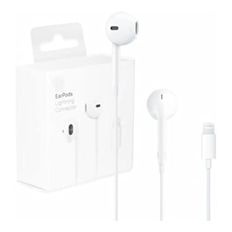 Apple EarPods (2024) Earbuds Handsfree Ακουστικά με Βύσμα Lightning Λευκό