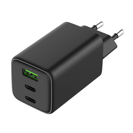 Alkaya Φορτιστής Χωρίς Καλώδιο με Θύρα USB-A και 2 Θύρες USB-C 65W Μαύρος