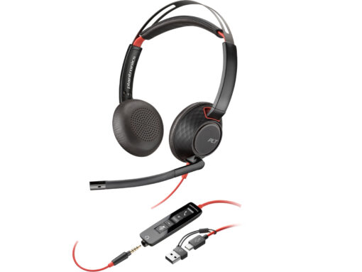Poly Blackwire 5220 On Ear Multimedia Ακουστικά με μικρόφωνο και σύνδεση USB-C - Image 3